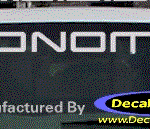 DC09012 GMC Sonoma Decal