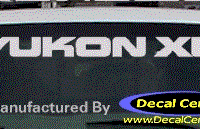 DC09013 GMC Yukon XL Decal 