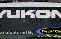 DC09014 GMC Yukon Decal 