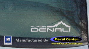 DC09016 GMC Denali Decal