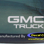 DC09017 GMC Truck Decal
