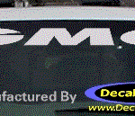 DC09018 GMC Decal