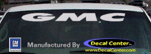 DC09018 GMC Decal