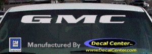 DC09019 GMC Decal