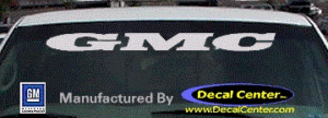 DC09021 GMC Decal