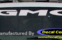 DC09022 GMC Decal 