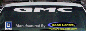 DC09022 GMC Decal