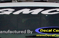 DC09025 GMC Decal 