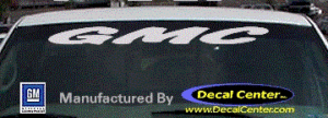 DC09025 GMC Decal