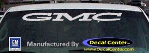 DC09026 GMC Decal