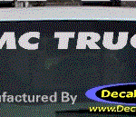 DC09027 GMC Truck Decal
