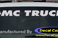 DC09027 GMC Truck Decal 