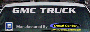 DC09028 GMC Truck Decal