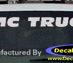 DC09029 GMC Truck Decal
