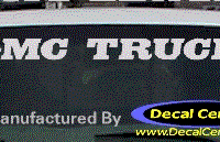 DC09030 GMC Truck Decal 