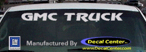 DC09031 GMC Truck Decal