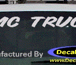 DC09032 GMC Truck Decal
