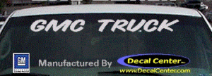 DC09032 GMC Truck Decal