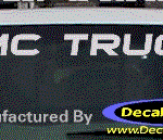 DC09033 GMC Truck Decal