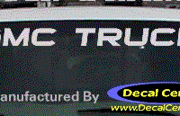 DC09033 GMC Truck Decal 