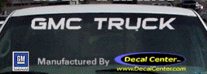 DC09033 GMC Truck Decal