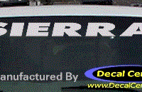 DC09062 GMC Sierra Decal 