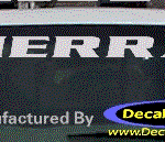 DC09063 GMC Sierra Decal
