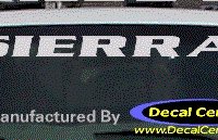 DC09063 GMC Sierra Decal 