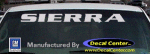 DC09063 GMC Sierra Decal