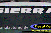 DC09064 GMC Sierra Decal 