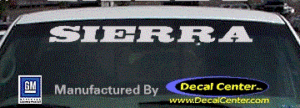 DC09065 GMC Sierra Decal