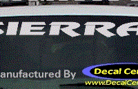 DC09066 GMC Sierra Decal 