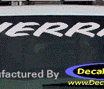 DC09067 GMC Sierra Decal