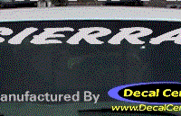 DC09069 GMC Sierra Decal 