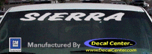 DC09069 GMC Sierra Decal