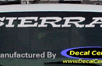 DC09070 GMC Sierra Decal 