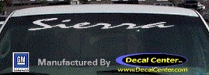 DC09071 GMC Sierra Decal