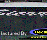 DC09072 GMC Sierra Decal