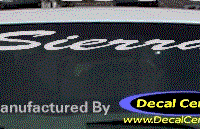 DC09072 GMC Sierra Decal 