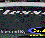DC09074 GMC Sierra Decal