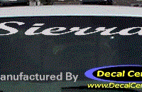 DC09074 GMC Sierra Decal 