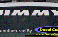 DC09075 GMC Jimmy Decal 