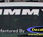 DC09077 GMC Jimmy Decal