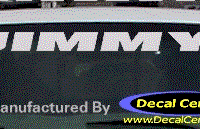 DC09077 GMC Jimmy Decal 