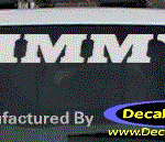 DC09078 GMC Jimmy Decal