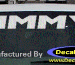 DC09079 GMC Jimmy Decal