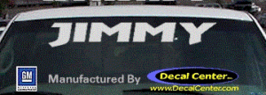 DC09079 GMC Jimmy Decal