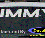 DC09081 GMC Jimmy Decal
