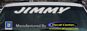 DC09082 GMC Jimmy Decal