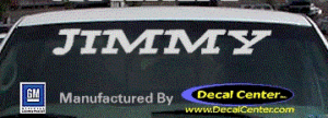 DC09083 GMC Jimmy Decal